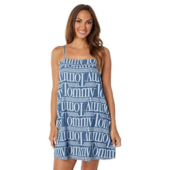 Tommy Jeans Womens Chambray Logo Dress - Picture 2 of 2